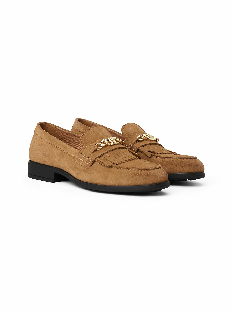 TOMMY HILFIGER<br>Mocassins de camurça com franjas