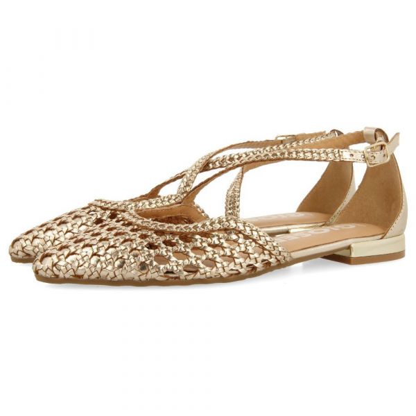 Gioseppo Leskovic Ballet Pumps Dourado EU 39 Mulher