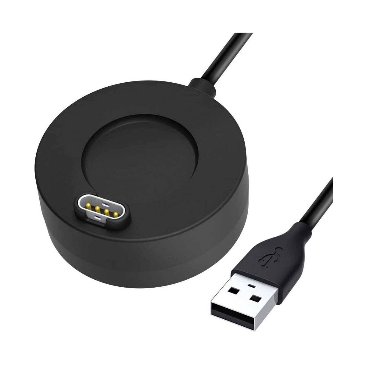 Lader til Garmin Fenix 5/6 Forerunner 935/945 USB, 2-pakning sort