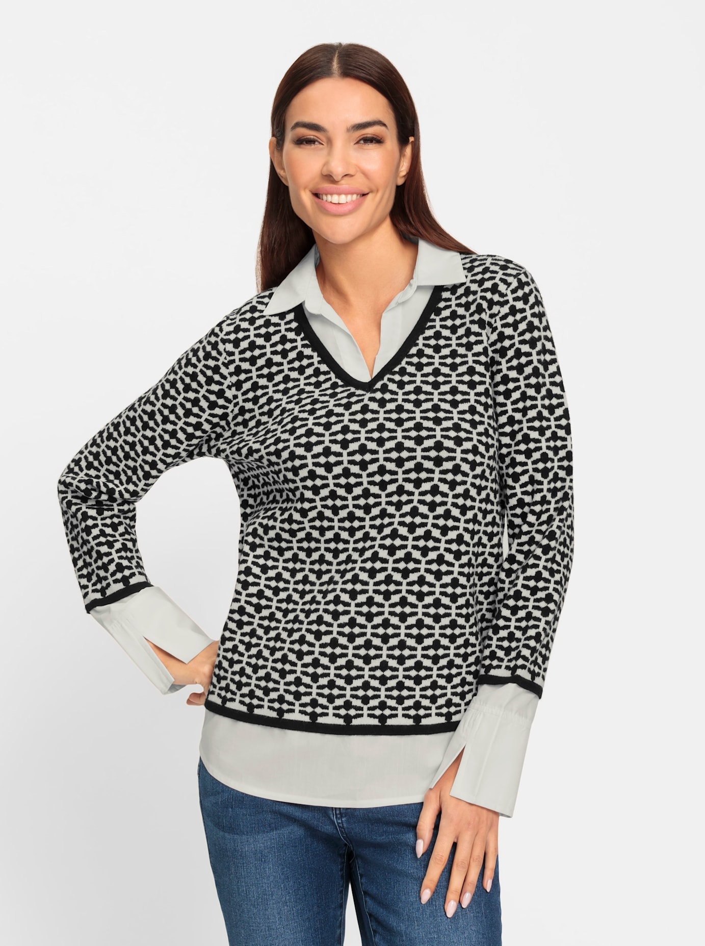 heine 2-in-1-Pullover »2-in-1-Pullover«
