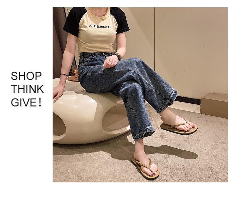 Silverslyre - Kunstleren slippers