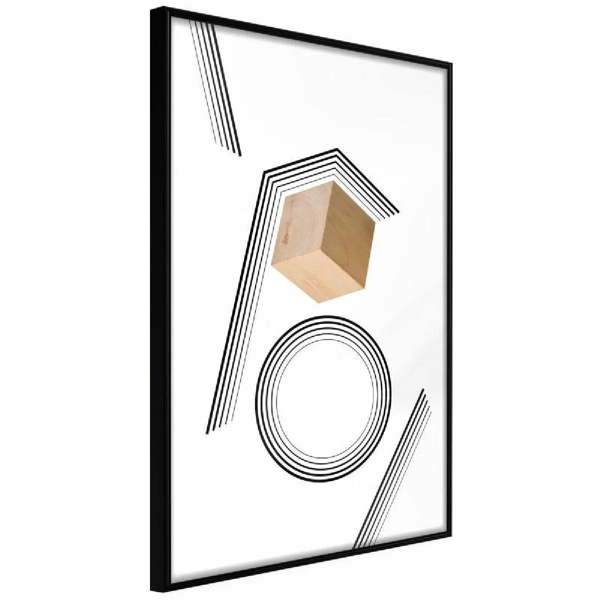 Paris Prix Affiche Cube in a Trap - Noir