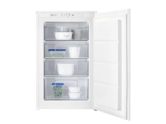 Electrolux LUB3AE88S - Fryser - stående - til indbygning - niche - bredde: 56 cm - dybde: 55 cm - højde: 87.4 cm - 98 liter - Klasse E - hvid