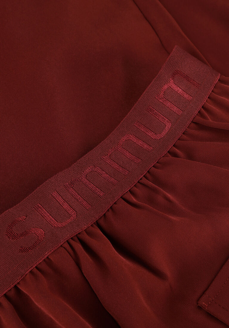 SUMMUM rode summum cargobroeken trousers fluid