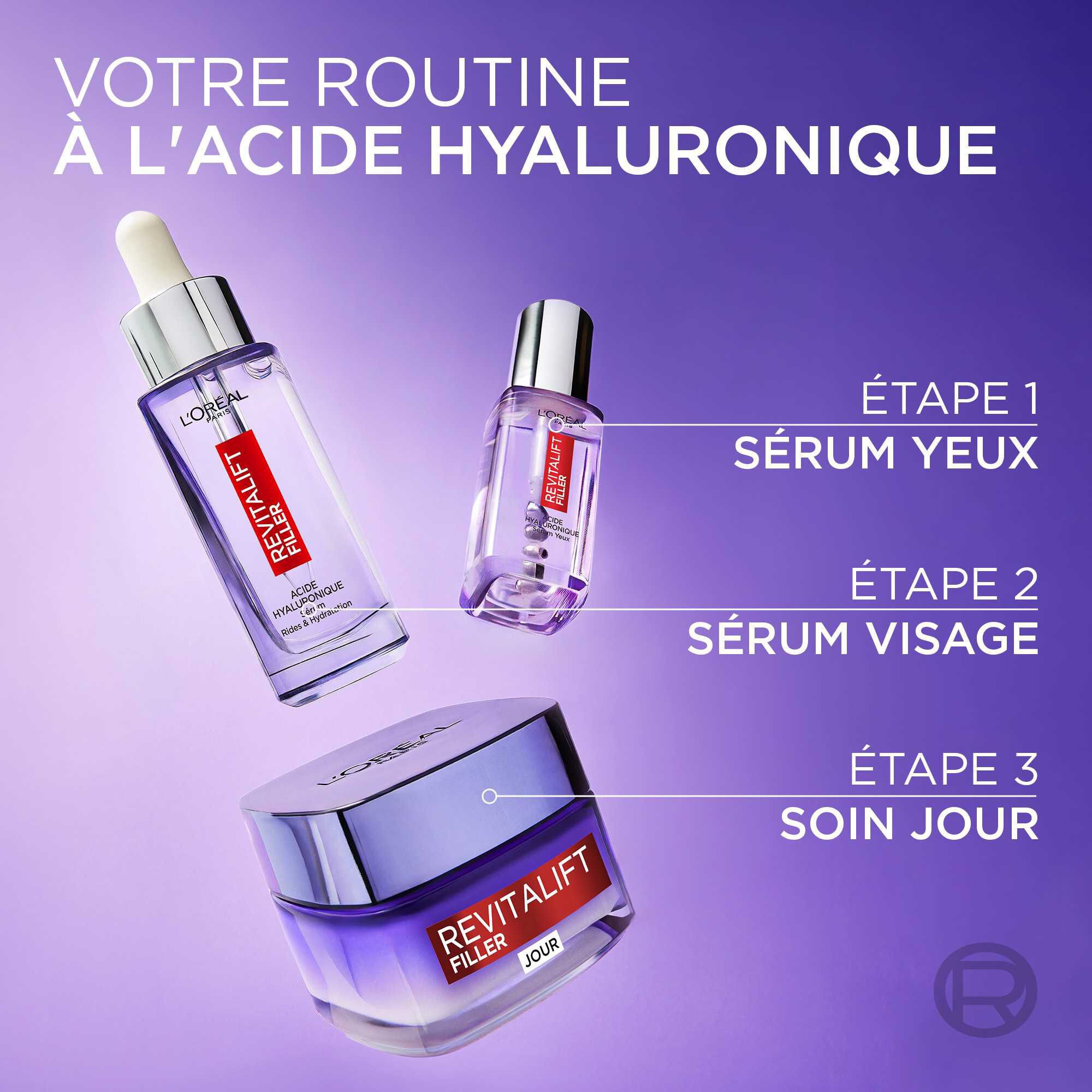 Revitalift Filler à l' Acide Hyaluronique Jour Revolumisant Anti-rides