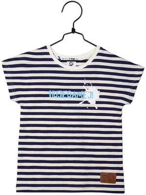 Emil Fra Lønneberget Hujedamej T-skjorte, Blue/White