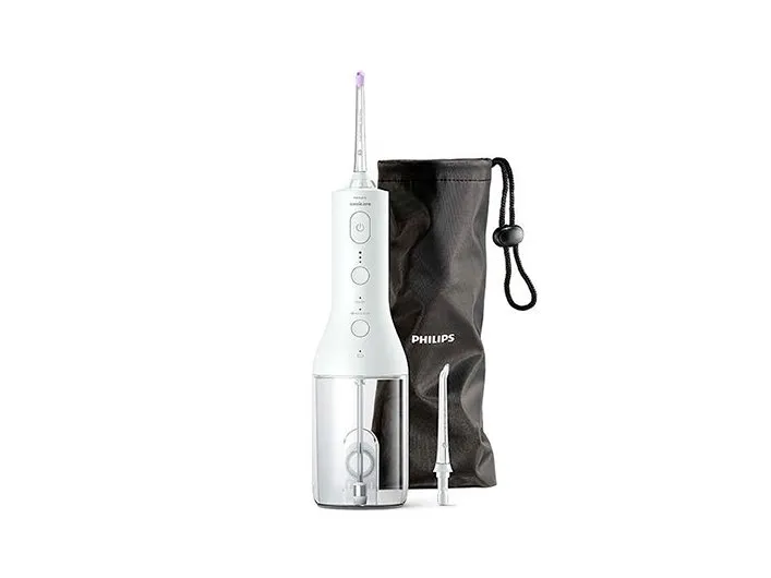 Philips Sonicare Power Flosser 3000 HX3826 - Mundskylning - trådløs - hvid