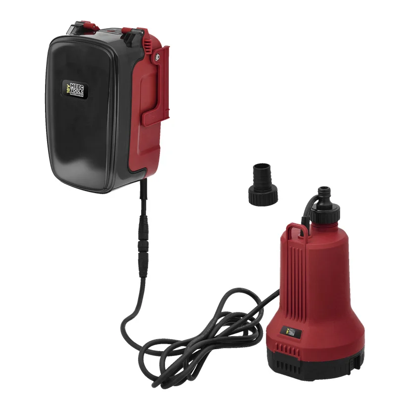 Batteridrevet nedsenkbar pumpe 66 l/min 90 W