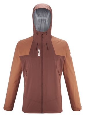 Veste Imperméable Millet Fitz Roy Marron Homme