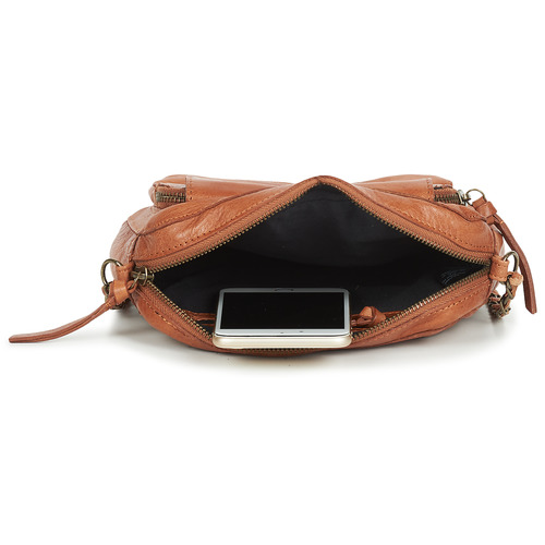 Pieces - PCNAINA LEATHER CROSS BODY - Marron