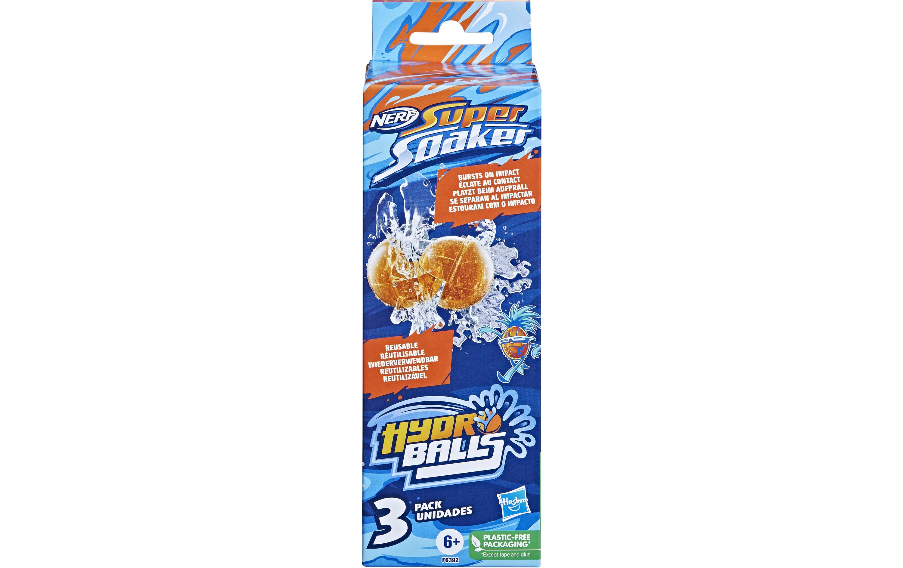 Super Soaker Hydro Balls 3 Stk.Wiederverwendbare Wasserbälle