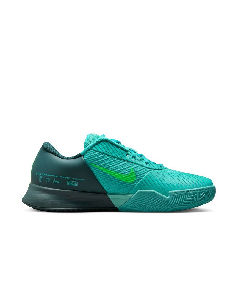Chaussures de tennis Nike NikeCourt Air Zoom Vapor Pro 2 Vert pour homme