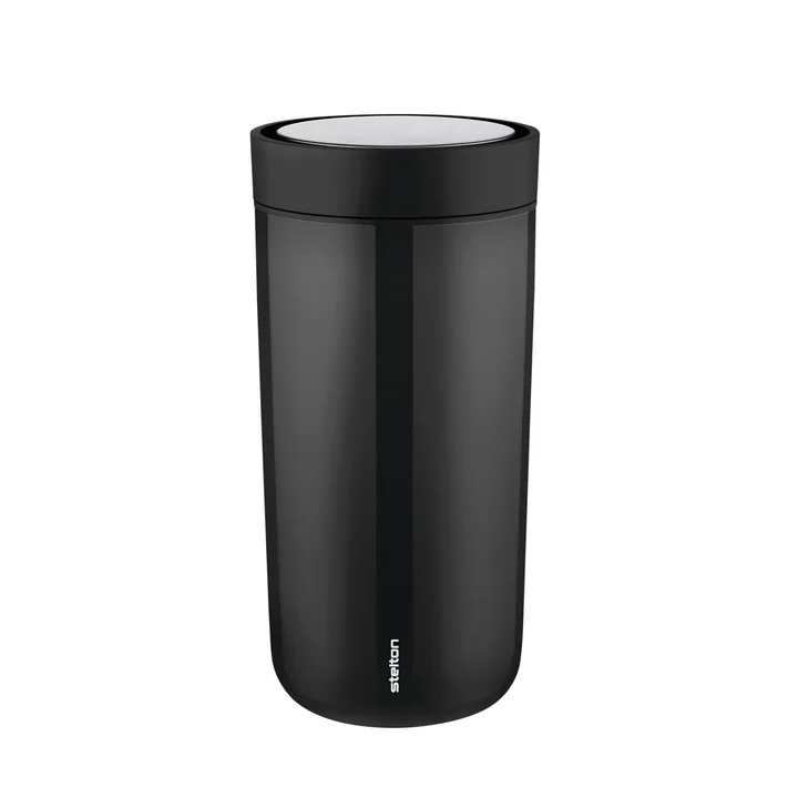 Stelton - To Go Click 0,4 l, doppelwandig, schwarz / metallic