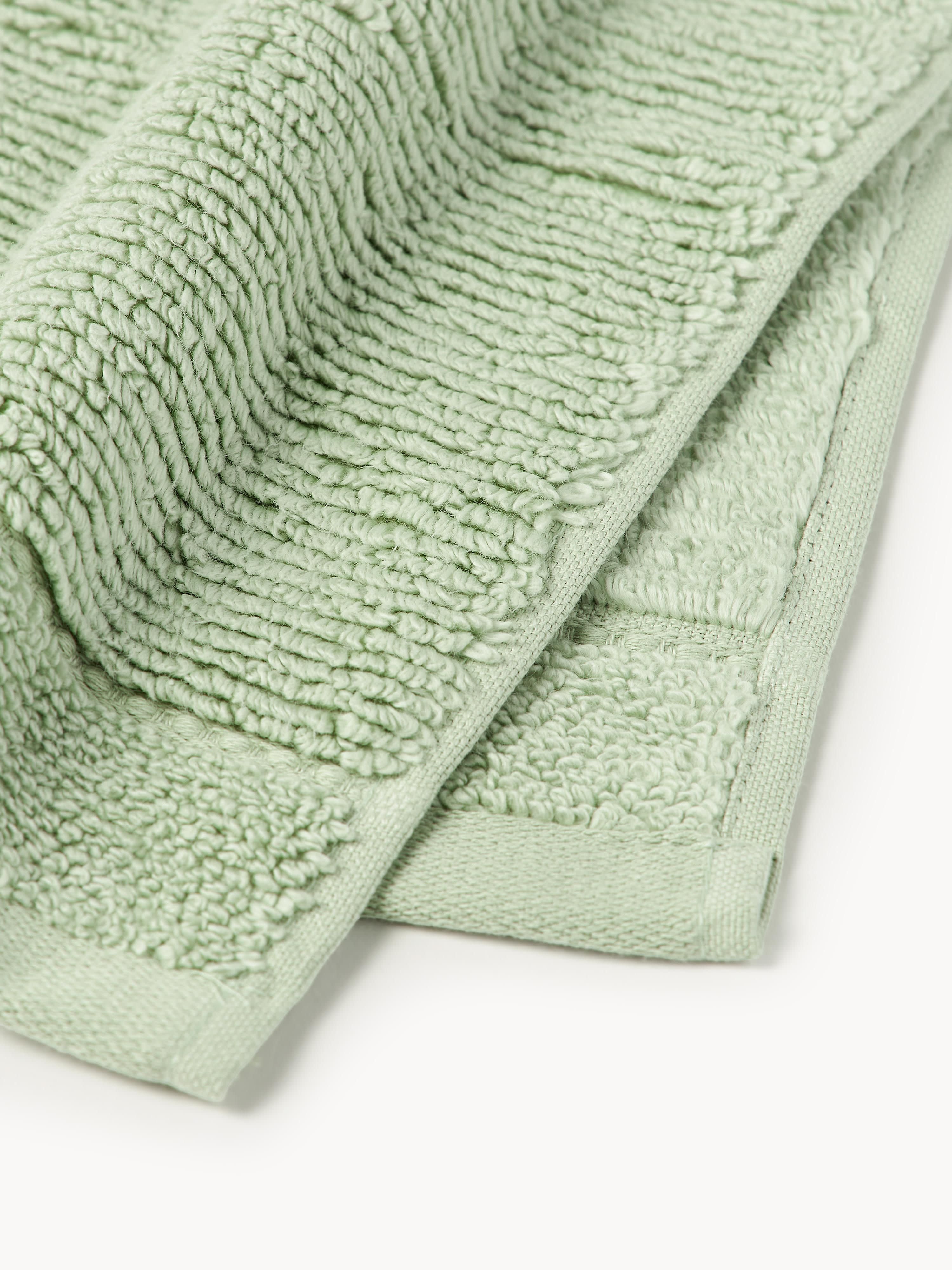Handdoek Luxe met gestreepte rand, in verschillende formaten