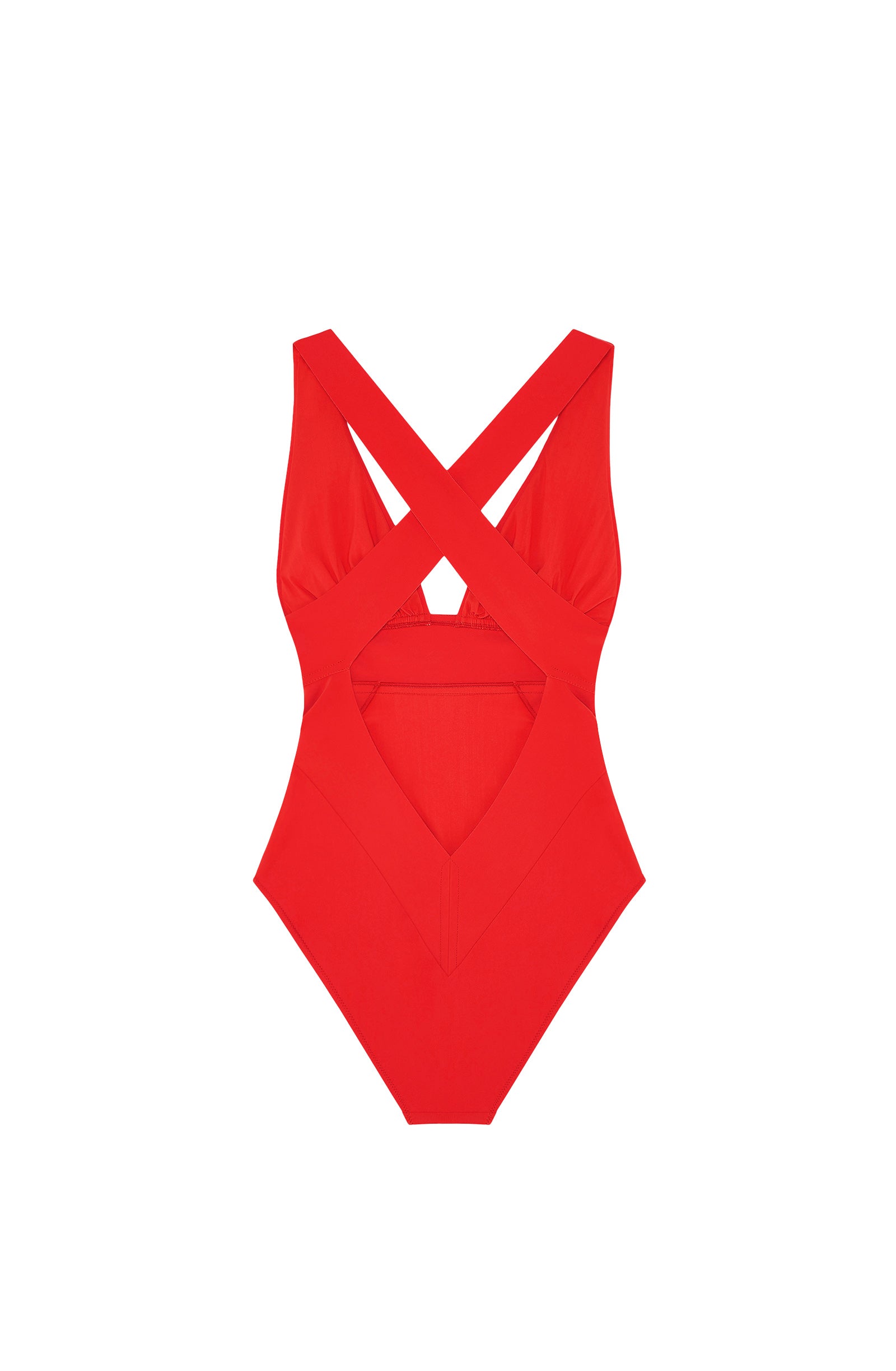 capri Maillot de bain 1 pièce nageur rouge Rouge