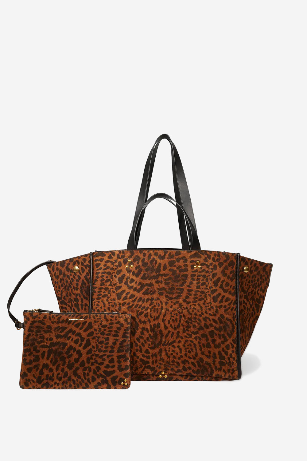 Leon M suede shoulder bag
