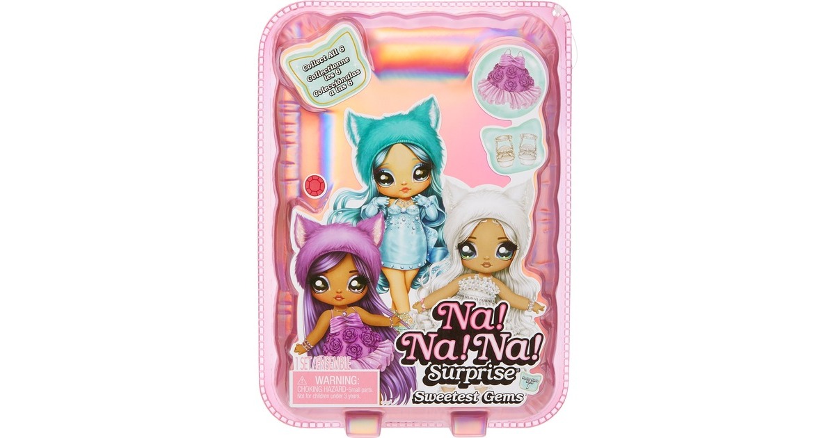 MGA EntertainmentNa! Na! Na! Surprise - Sweetest Gems-poppen - Ruby Frost