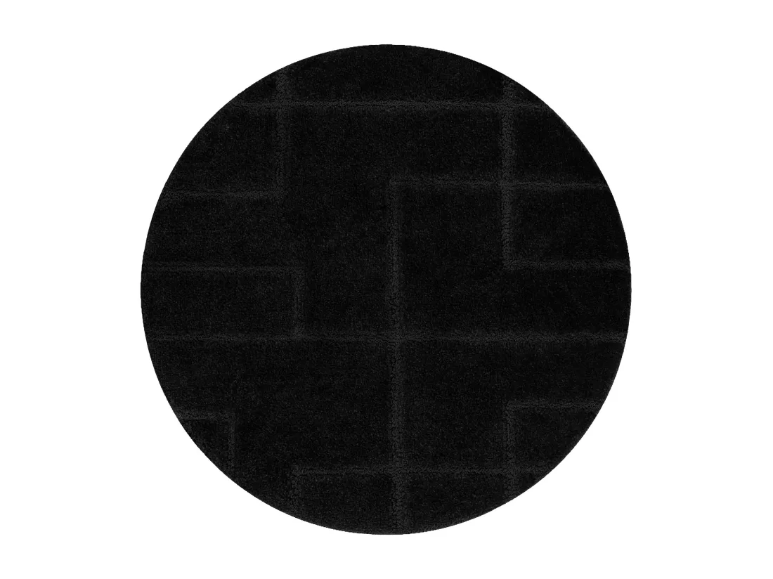 Tapis de salle de bain SUPREME cercle LINES, lignes, antidérapant, do cercle 100 cm