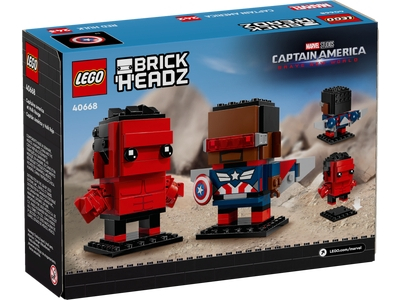 LEGO Captain America en Rode Hulk (40668)