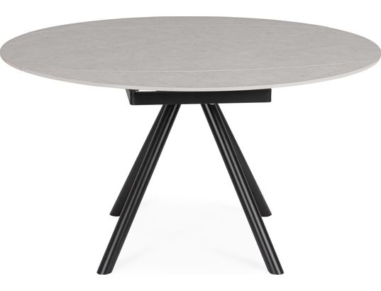CONCEPT1 - Table Rauni gris clair 87/135 x 135 x h77 cm
