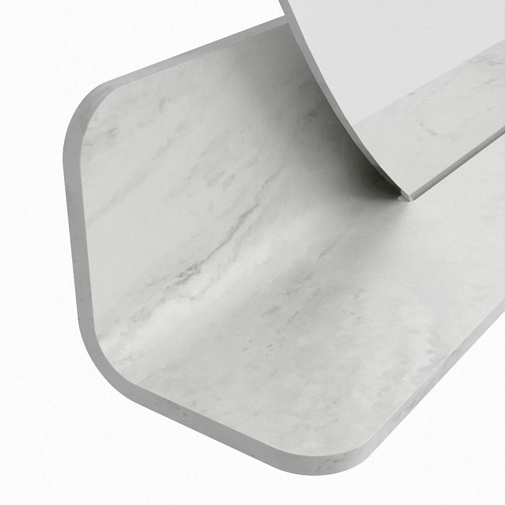 Mondiaz Spot spiegel rond Ø110cm met planchet opalo
