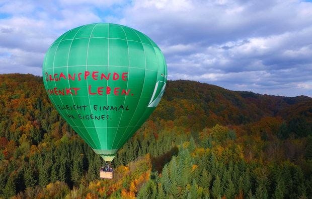 Ballonfahrt über Aichach als Geschenkidee