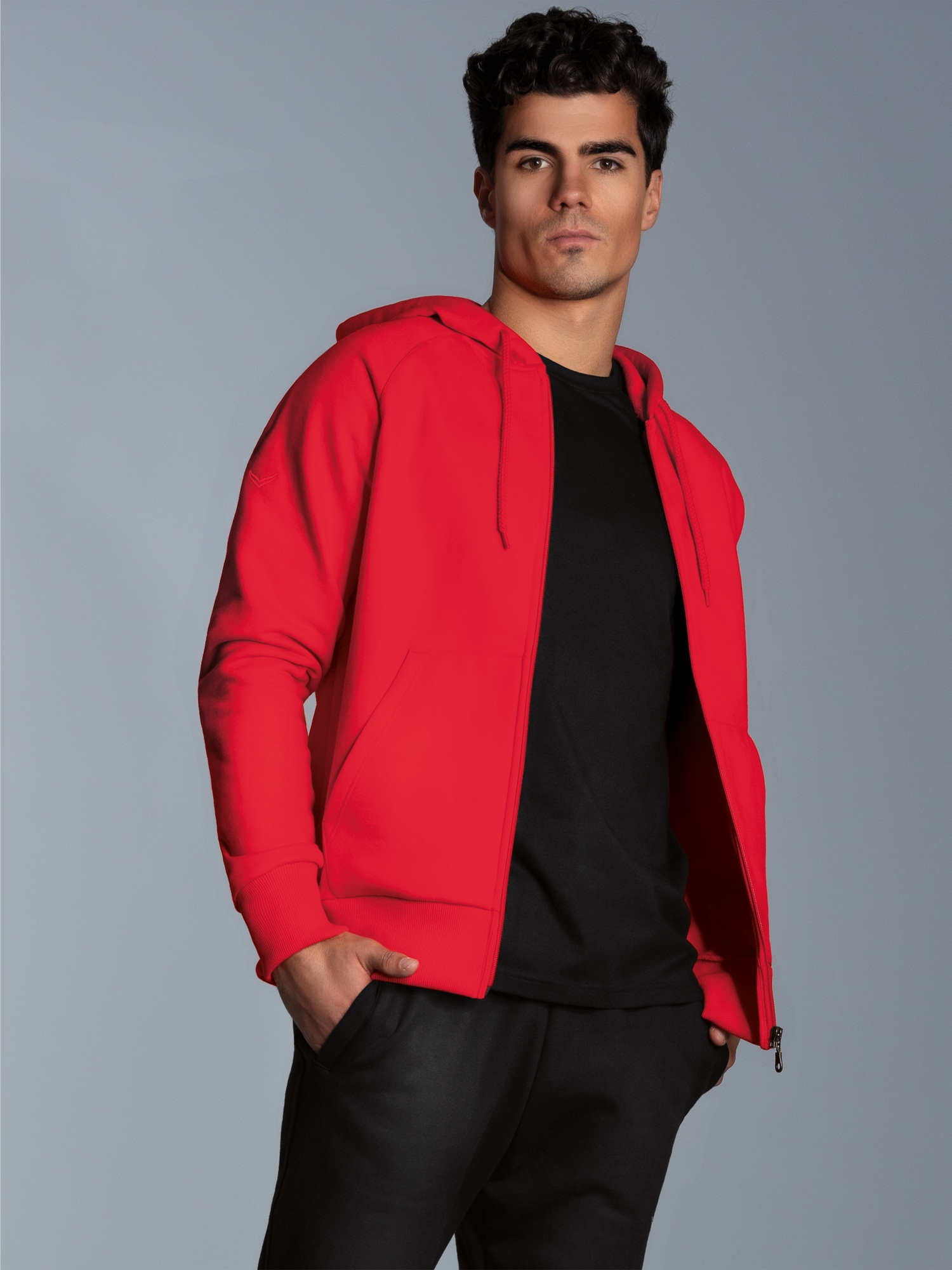 Sweatjacke mit KapuzeVulcano