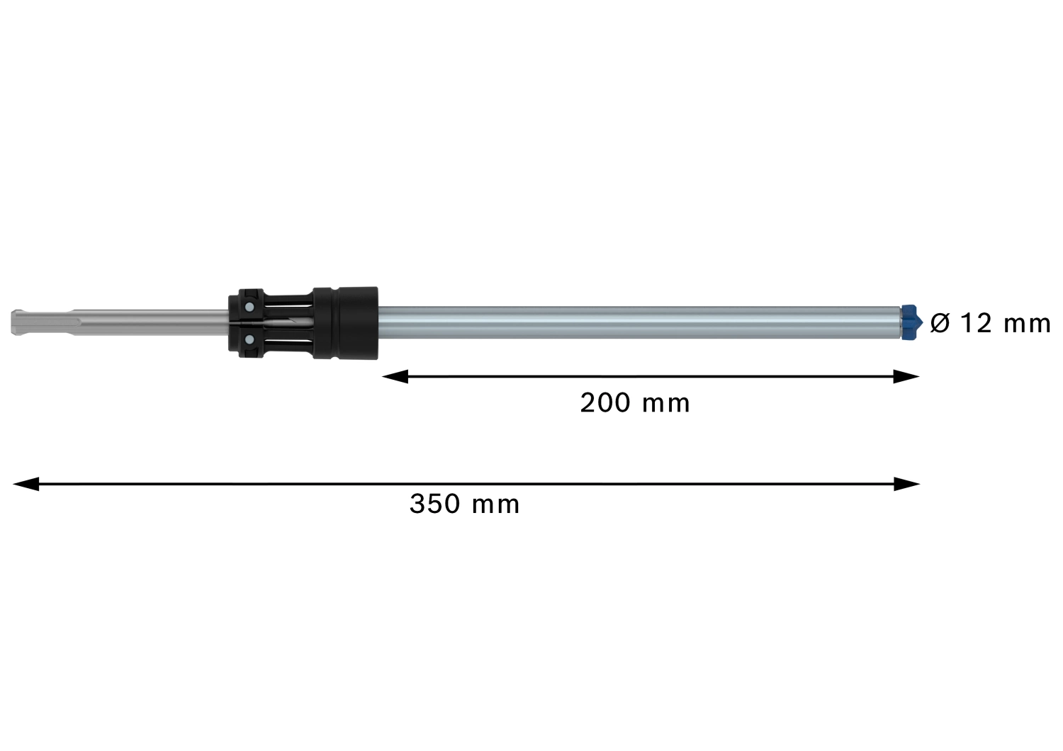 Bosch 2608901766 EXPERT Hamerboor SDS Clean SDS plus-8X - 12x200x350mm