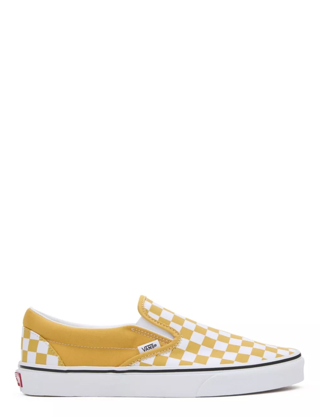 vans Sneakers Femme UA Classic Slip-on Blanc/Jaune