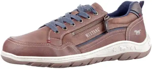 Mustang cognac 15M018100100 - maat 47 veterschoen cognac - maat 47 Calandschoen