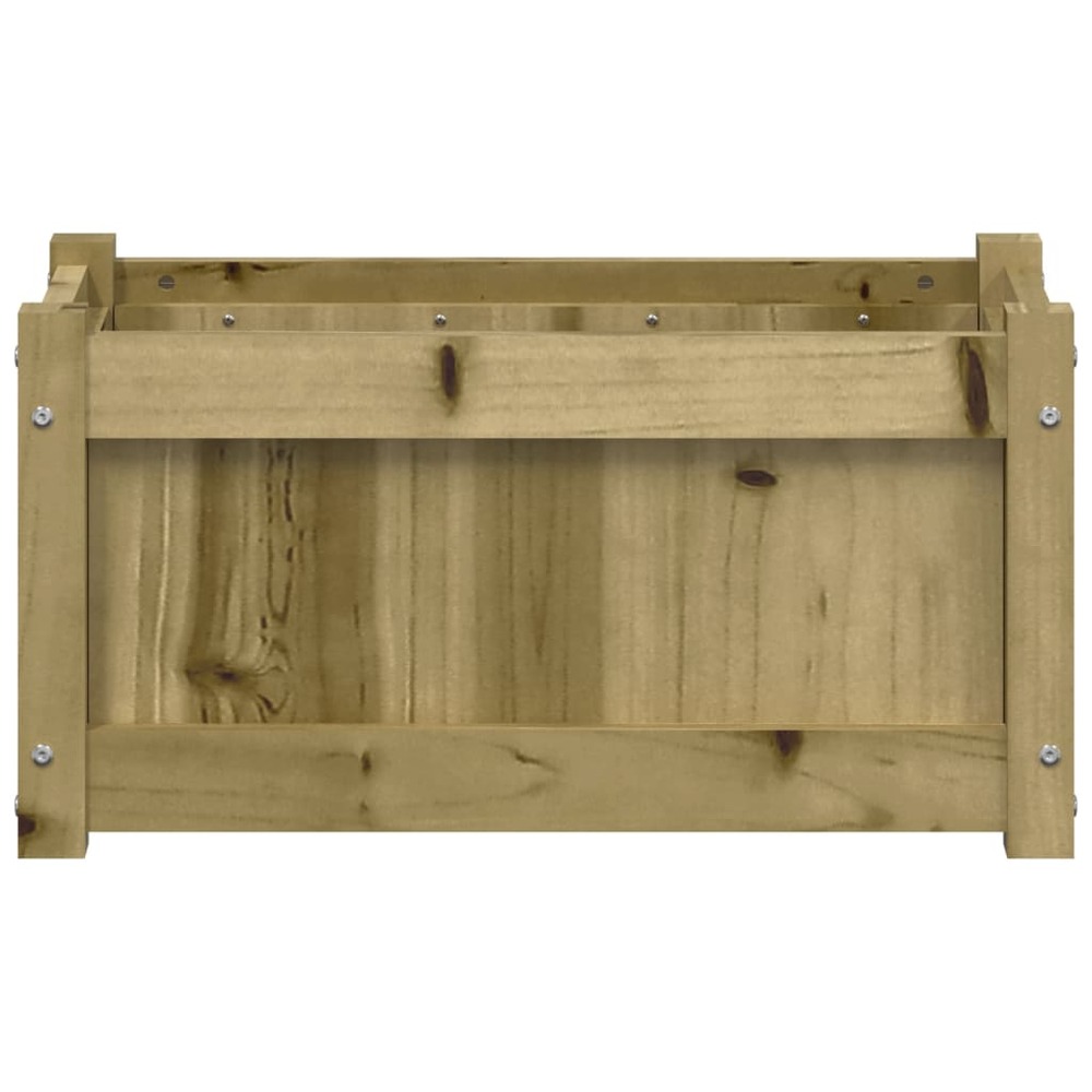 Jardinière 60x31x31 cm bois de pin imprégné