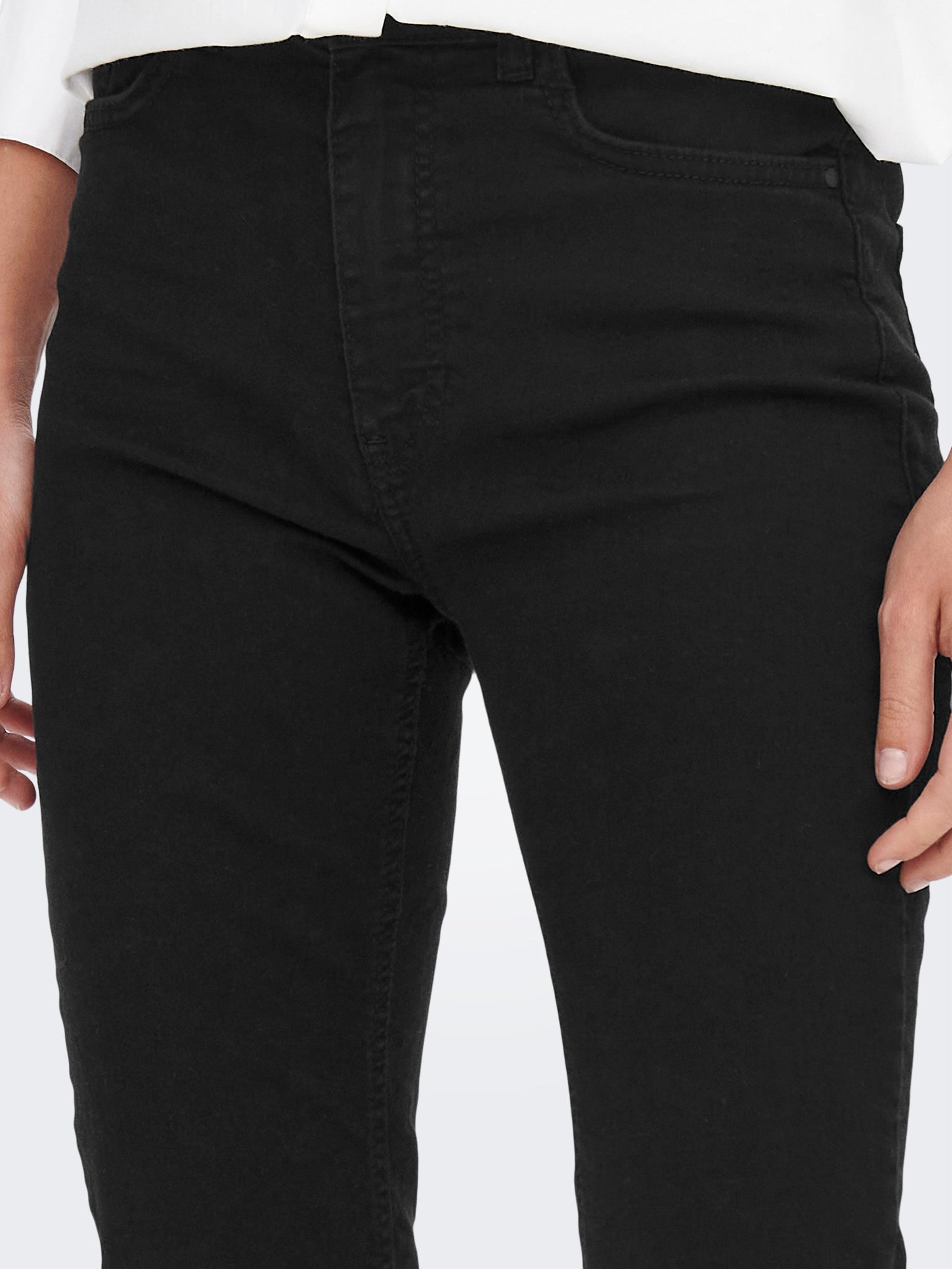 JDYSEMI Hohe Taille Skinny Fit Jeans Black