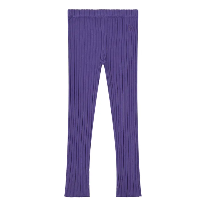 SMALLABLE BASICS Pantalon Fille Leggings en Rib  | Bleu indigo