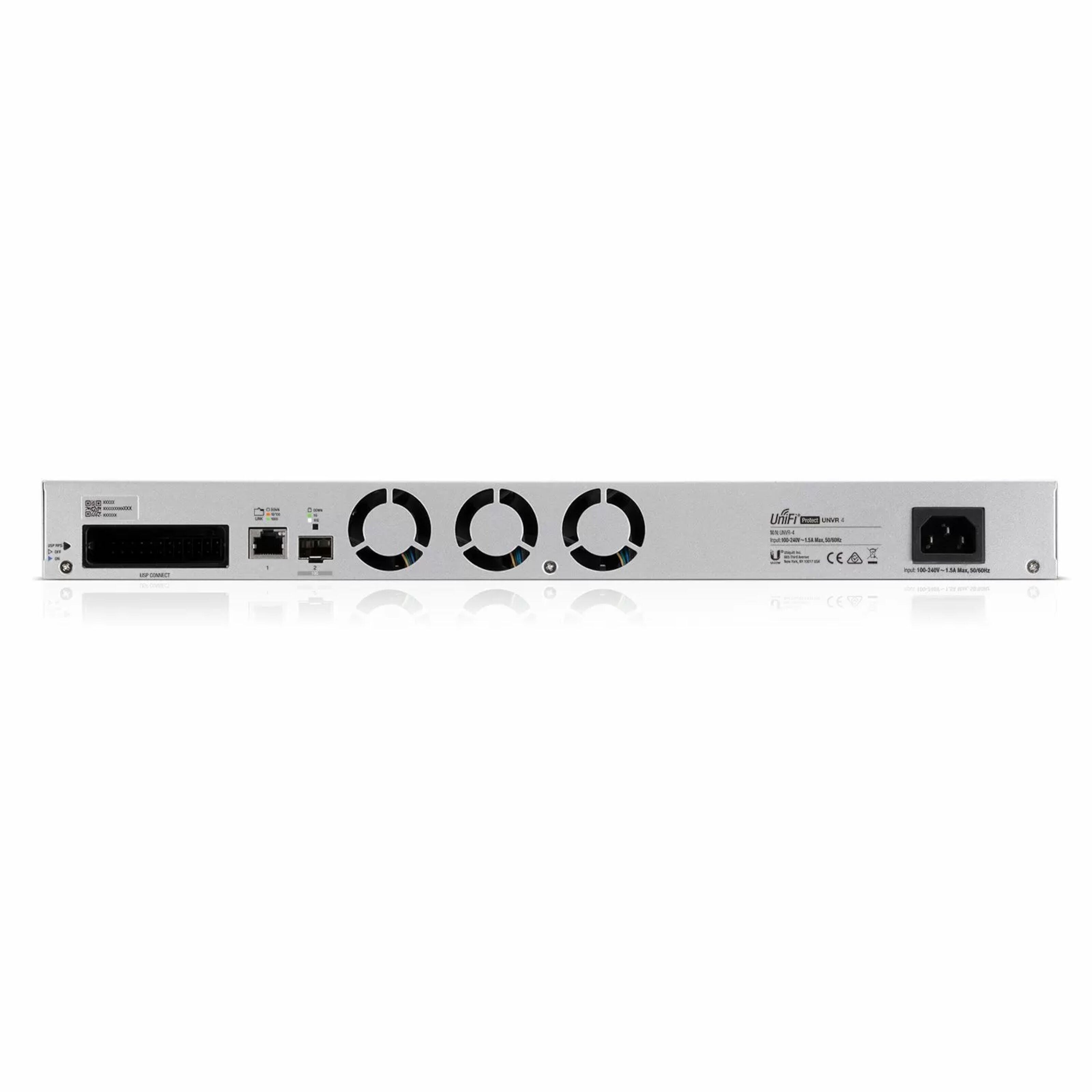 Ubiquiti Network Video Recorder 4 HDD-plasser