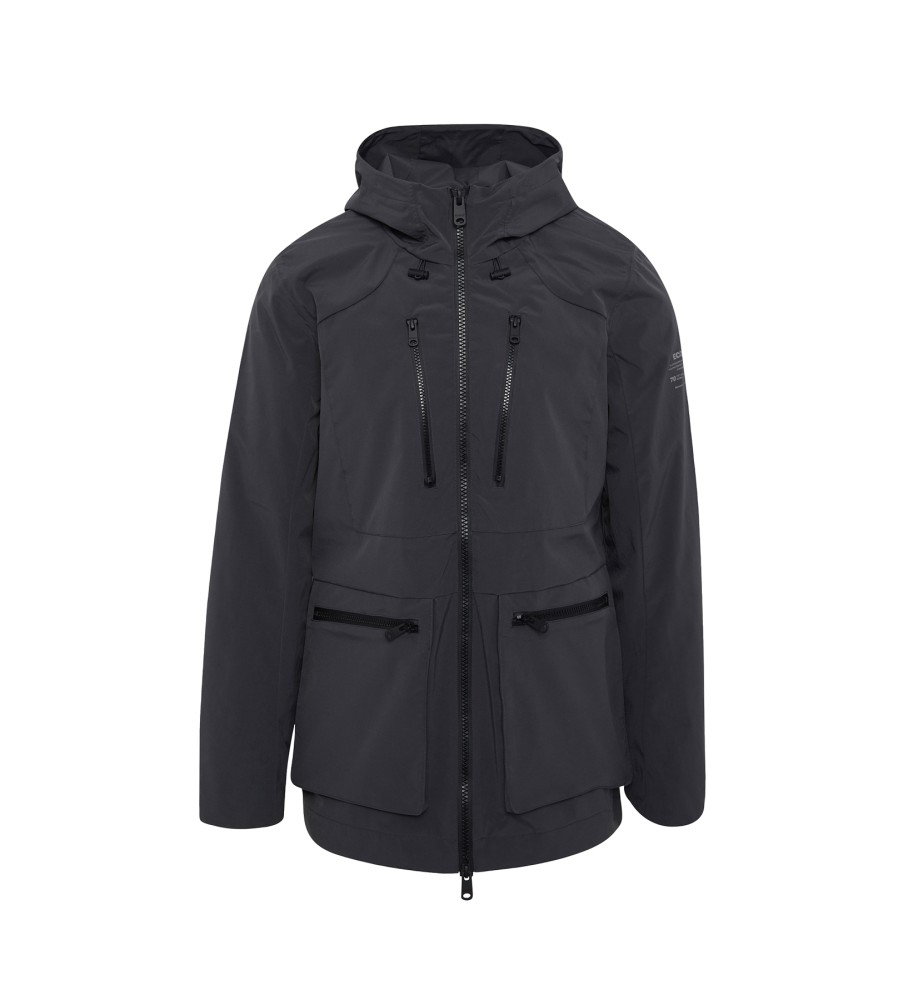 ECOALF Capa de chuva cinza escuro Anetoalf