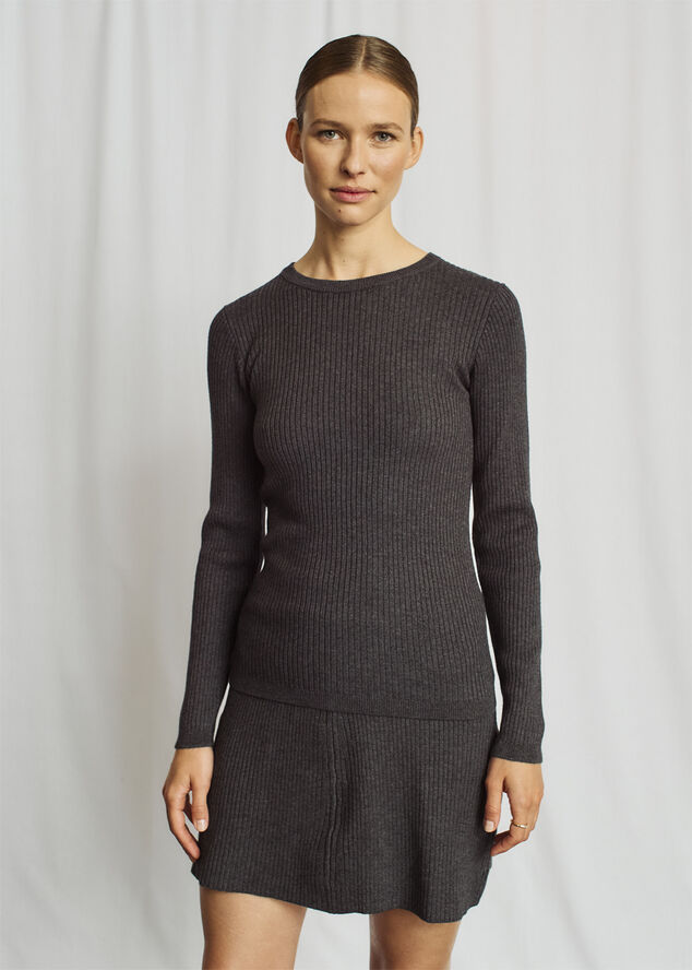 Bruun & Stengade BS Bonita Regular Fit Knitwear Grey