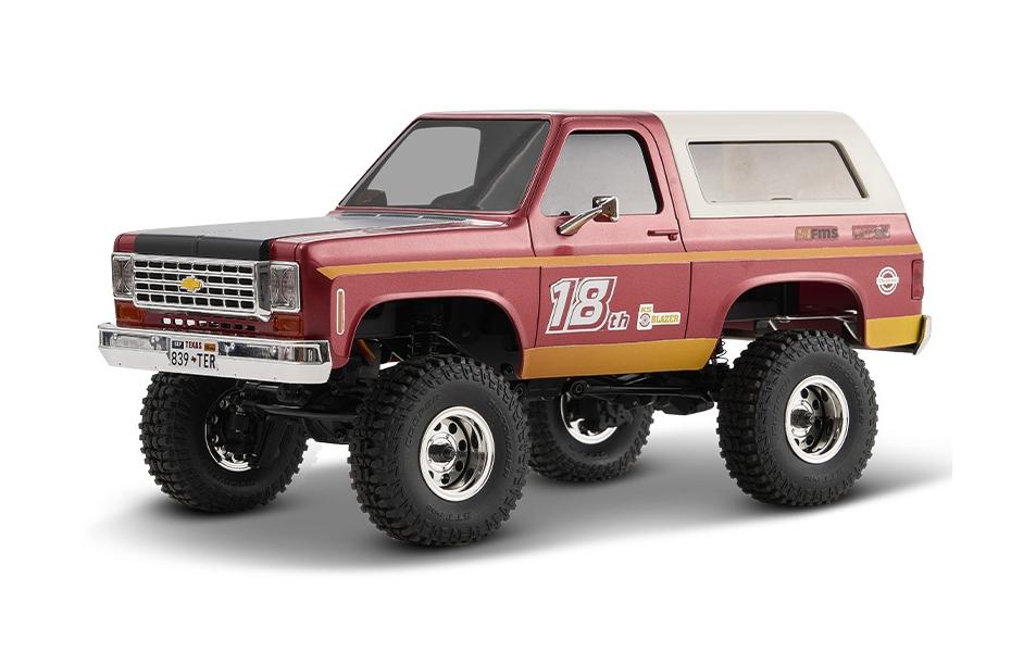 Scale Crawler Chevrolet K5 Blazer PRO, Rot RTR, 1:24<br>Offiziell lizenzierte Chevrolet K5 Blazer Pro im Massstab 1:24 mit 2-Gang-Getriebe