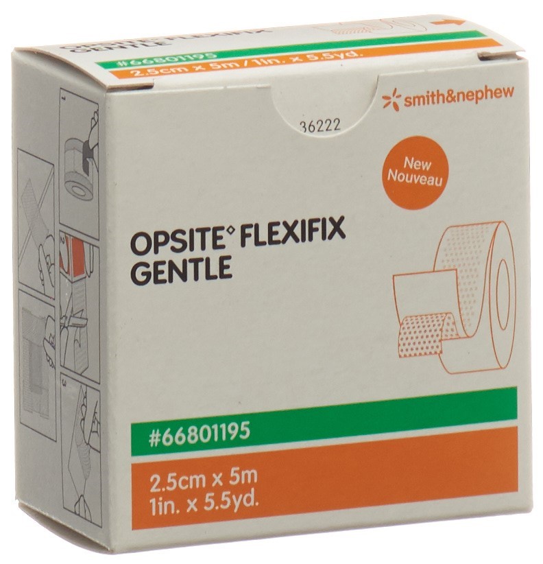 OPSITE FLEXIFIX GENTLE Folienverband 2.5cmx5m 1 Stk