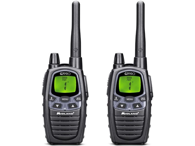Midland G7 Pro Twin Handfunkgerät, 2er Set Funkgeräte-Set