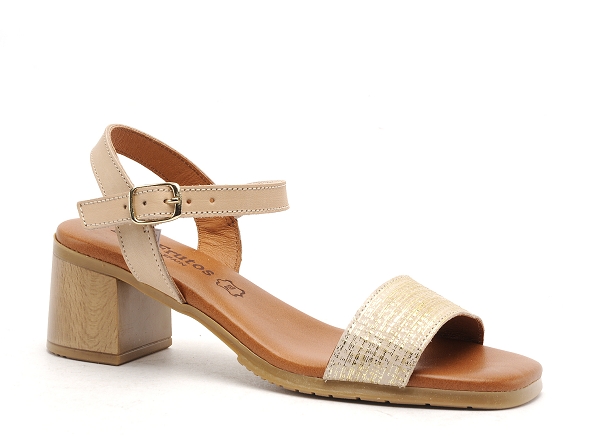 Eva frutos nu pieds talons femme 3490 beige