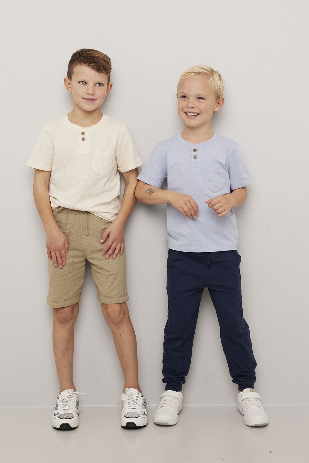 Shorts i slub jersey Sondre