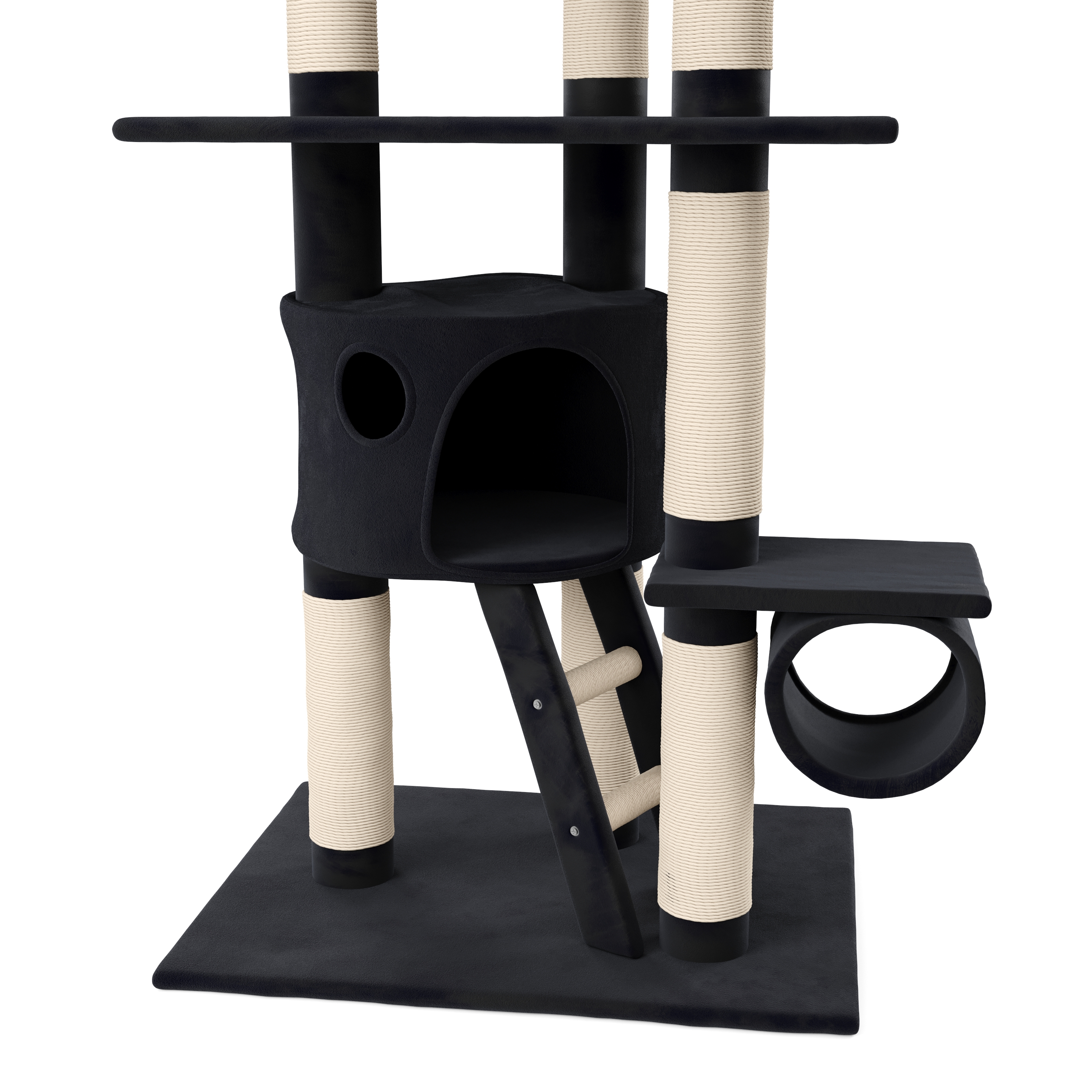 Katzenbaum FELIX 240 cm schwarz