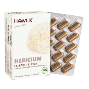 HAWLIK Hericium Extrakt + Pulver Kapseln, 60 Stück