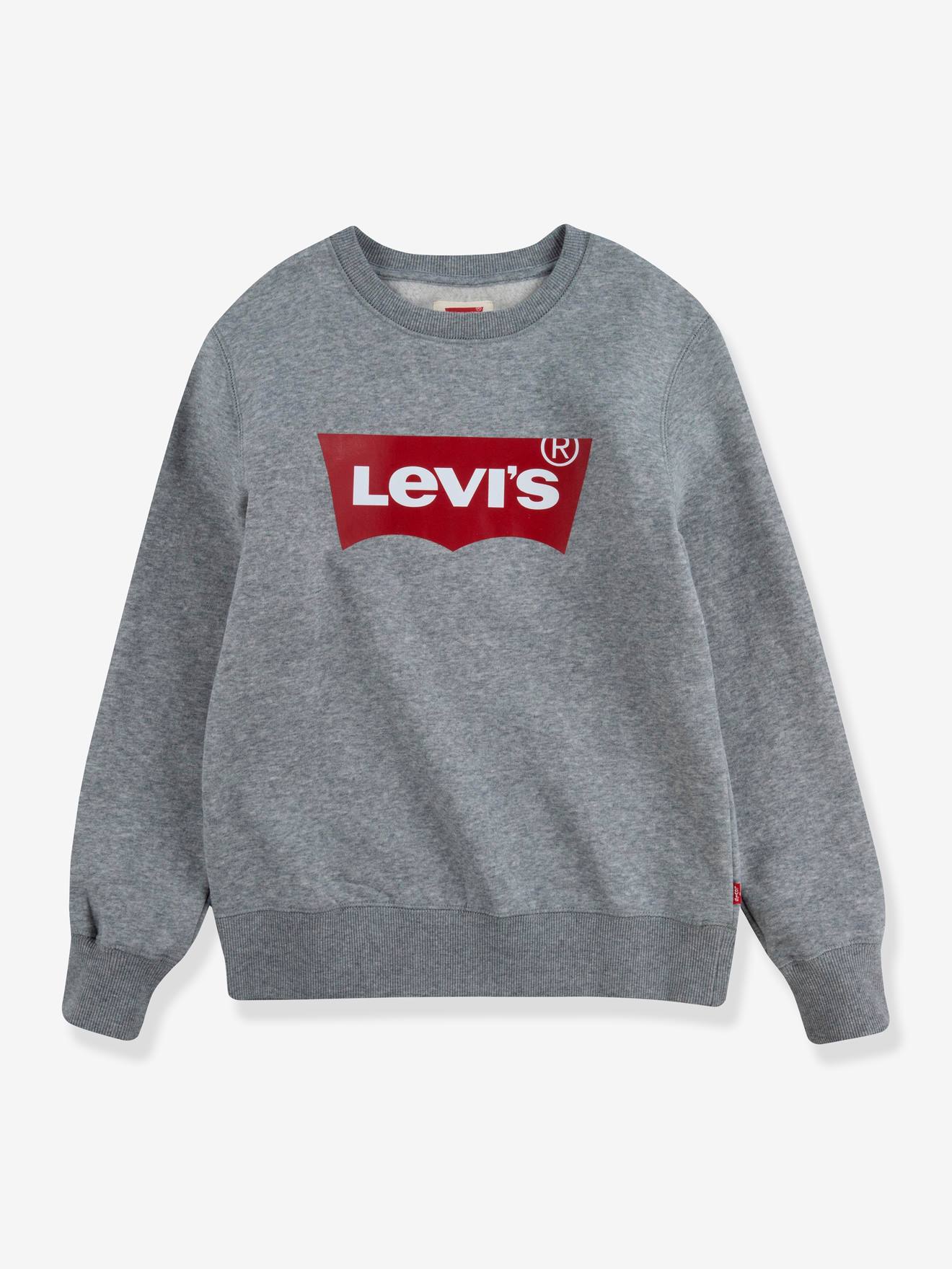 Moletom Levi's® Batwing Crewneck, Cinza