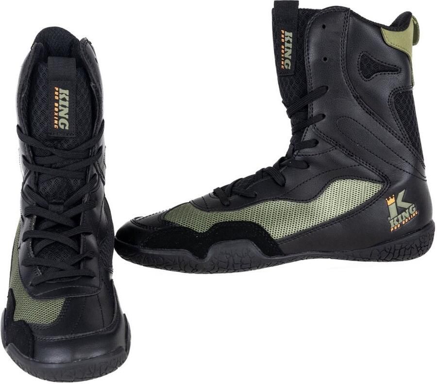 King Pro Boxing Boksschoenen Apex pro 3 Zwart Groen