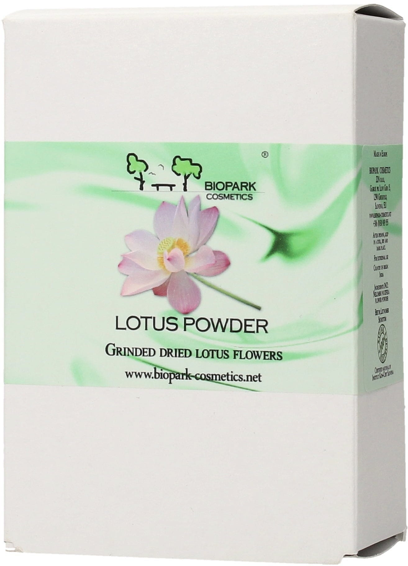 Biopark Cosmetics  Lotus powder, 100 g