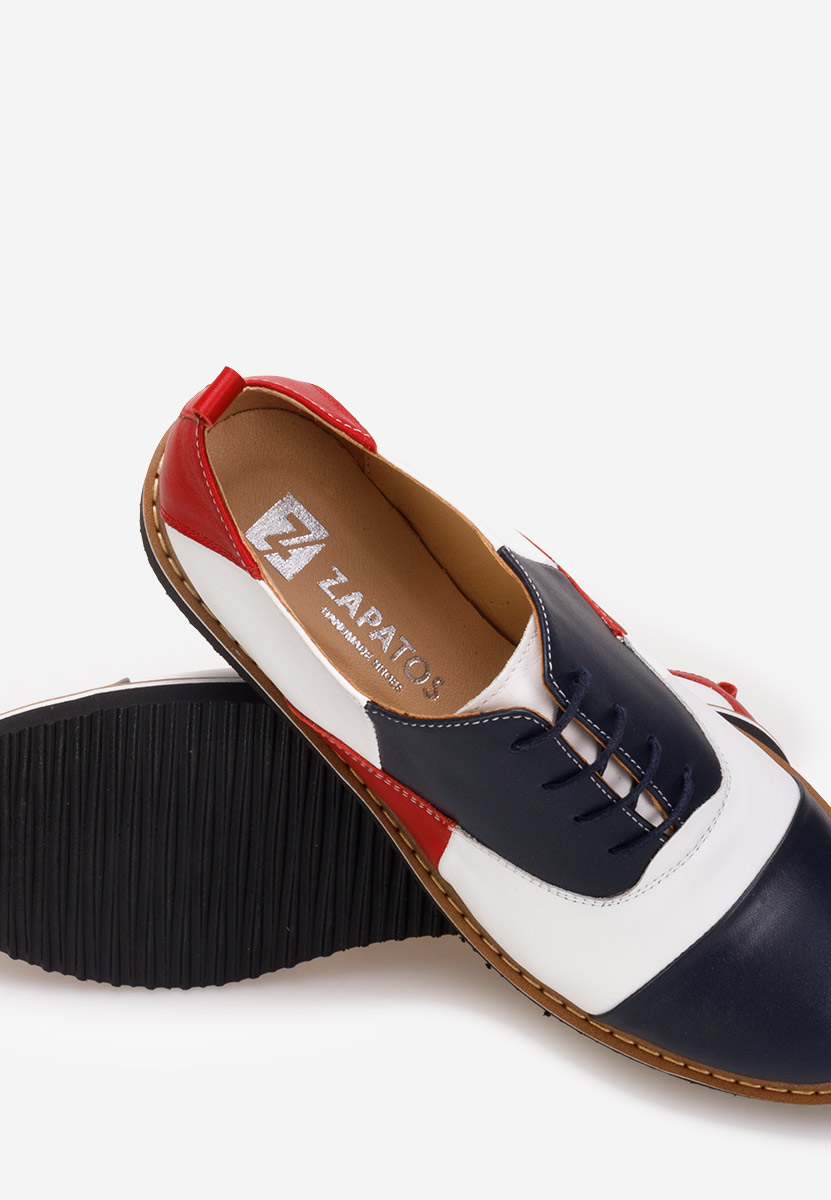 Chaussures derby en cuir multicolores Seina V2