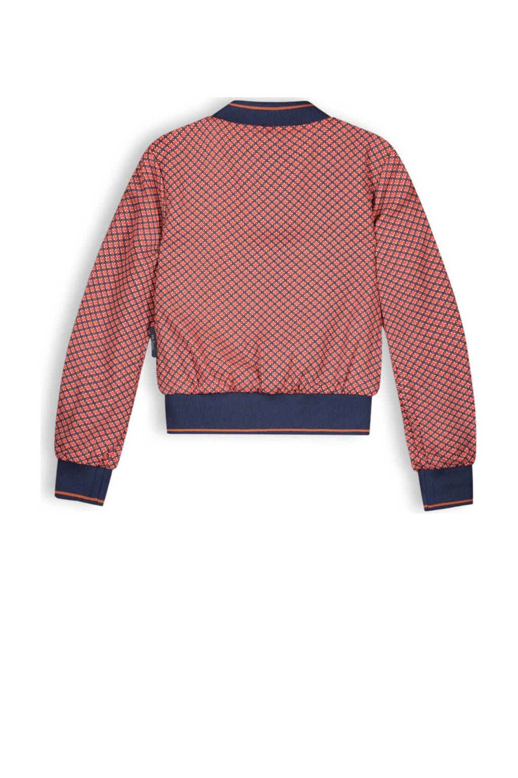 NONO reversible jasje Donna van polyester rood/blauw