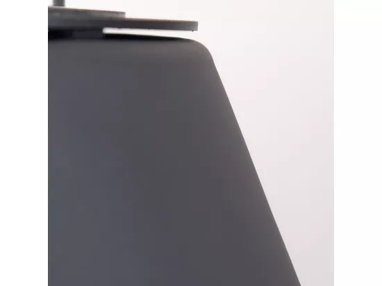 Brasero de jardin cheminée au bioéthanol pour intérieur et extérieur STROMBOLI Anthracite d.60 x h56