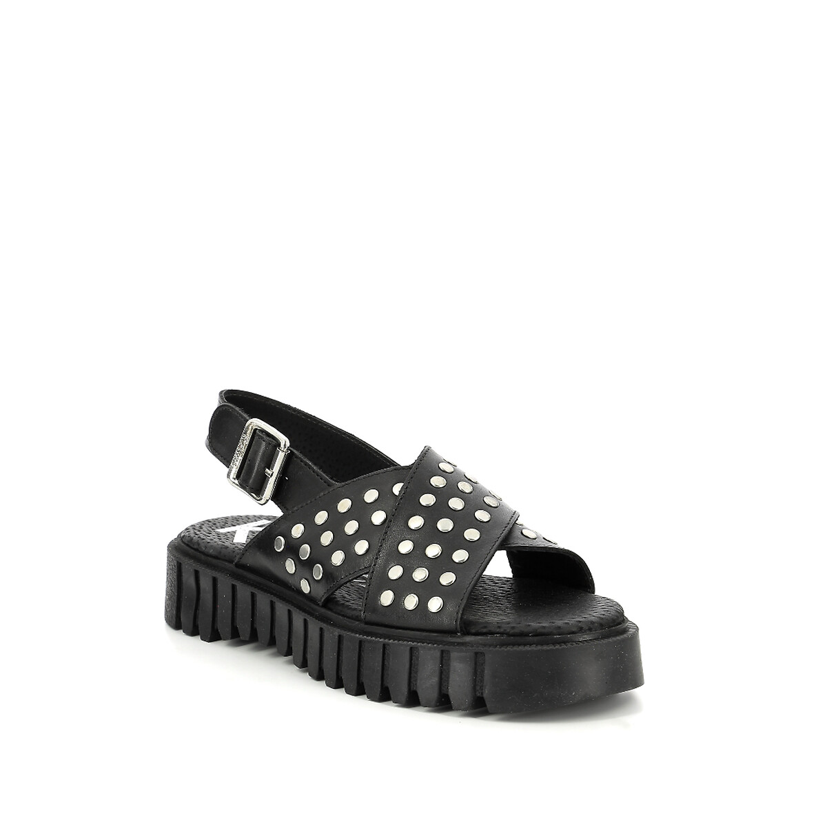 KICKERS<br>Sandálias de couro Kick Fact com tachas